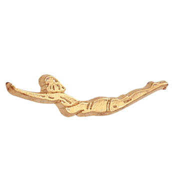 Freestyle Swimmer & Diver Lapel Pins (Female) - Click to enlarge