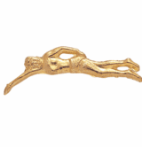 Freestyle Swimmer Lapel Pin (Male)