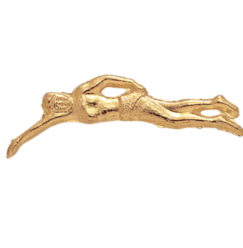Freestyle Swimmer Lapel Pins (Male) - Click to enlarge