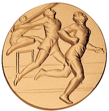 GENERAL Track (Male) Track Medal Insert - Click to enlarge