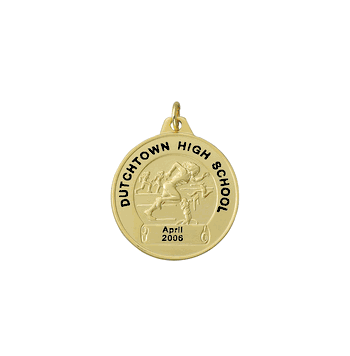 Girls Track Front Imprint Medals - Click to enlarge