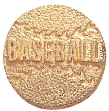 Gold Baseball Pins - Click to enlarge