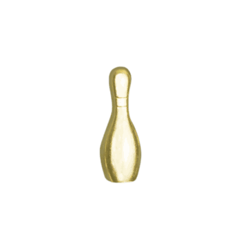 Gold Bowling Lapel Pins - Click to enlarge