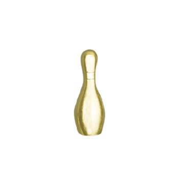 Gold Bowling Lapel Pins - Click to enlarge