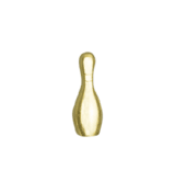 Gold Bowling Lapel Pins
