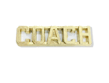 Gold "Coach" Uniform Lapel Pins
