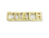 Gold "Coach" Uniform Lapel Pins