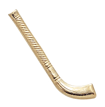 Gold Field Hockey Jacket Lapel Pins - Click to enlarge