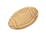 Gold Football Jacket Letter & Lapel Pins