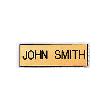 Gold Name Badges - Click to enlarge