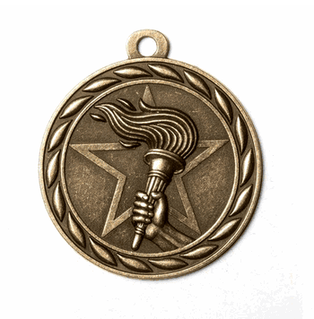 Gold Torch Medal (2") - Click to enlarge