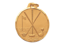 Golf Award Medal (1 1/4")