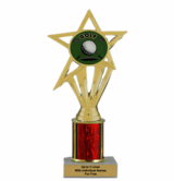 Golf Economy Column Insert Trophy