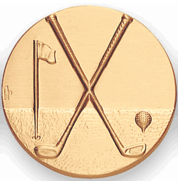 Golf (GENERAL) Litho Medal Insert - Click to enlarge