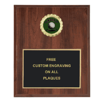 Golf Insert Plaque (Multiple Styles) - Click to enlarge