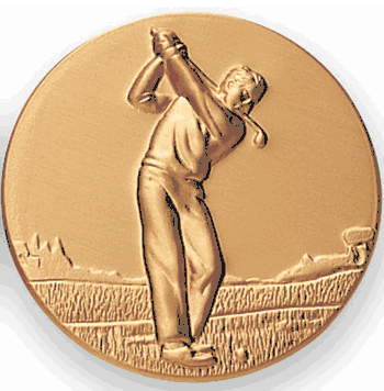 Golf (Male) (502080) Medal Insert - Click to enlarge