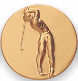 Golf Male (505941) Litho Medal Insert