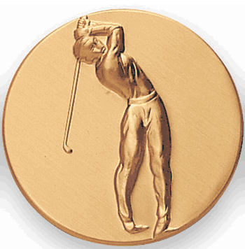 Golf Male (505941) Litho Medal Insert - Click to enlarge