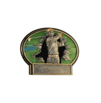 Golf (Male) - Burst Thru Series Trophy - Click to enlarge