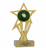 Golf Participation Insert Trophy - Economy Series