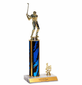 Golf Trophy with Place Trim (1st, 2nd, or 3rd)