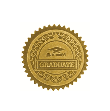 Graduate Certificate Seals - Click to enlarge