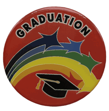 Graduation Epoxy Decal (2") - Click to enlarge