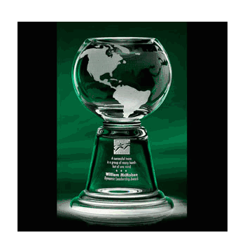 Grande Planet Crystal Trophy - Click to enlarge