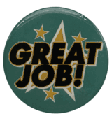 Great Job Epoxy Decal (2")