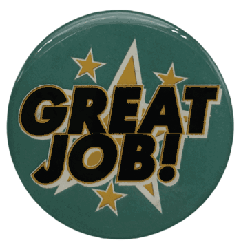 Great Job Epoxy Decal (2") - Click to enlarge