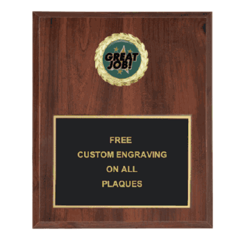 Great Job Insert Plaque (Multiple Styles) - Click to enlarge