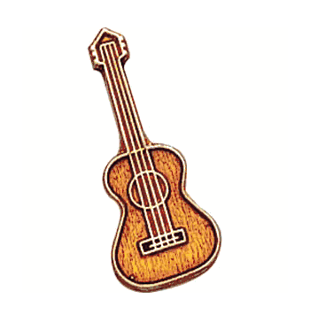 Guitar Lapel Pins - Click to enlarge