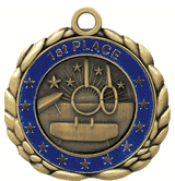 Gymnastics Medal with Personalized School, Team or Event Name