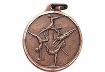 Gymnastics Medals, Female (1 1/4")