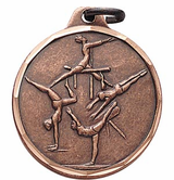 Gymnastics Medals, Female (1 1/4")