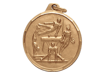 Gymnastics Medals, Male (1 1/4")