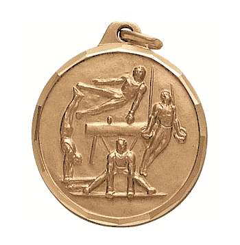 Gymnastics Medals, Male (1 1/4") - Click to enlarge