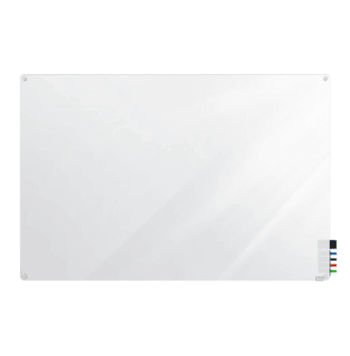 Harmony Frosted Glass Board with Radius Corners, 4'H x 4'W - Click to enlarge