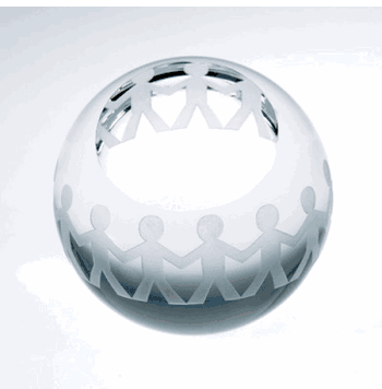 Harmony Humanitarian Globe Award - Click to enlarge