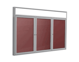 Headliner Indoor Enclosed Bulletin Boards (Lighted)