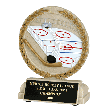 Hockey Cast Stone Series Trophy - Click to enlarge