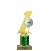 Hole-in-One Single Column Trophy - Budget Series