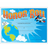 Honor Roll (Airplane Design) Certificate