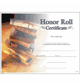 Honor Roll Award Certificate