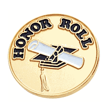 Honor Roll Award Pin - Click to enlarge