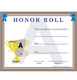 Honor Roll Free Template Template