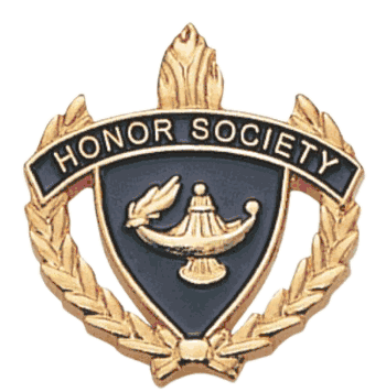 Honor Society Pins - Click to enlarge