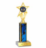 Honor Society Single Column Insert Trophy