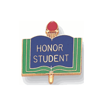 Honor Student Lapel Pins - Click to enlarge