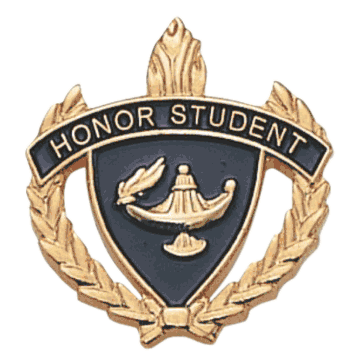 Honor Student Pins - 7/8" - Click to enlarge